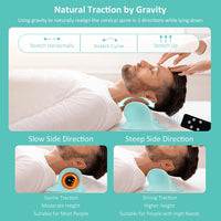 NeckFusion™ Cervical Neck Traction & Massage Pillow – Vibration, Kneading & Ergonomic Support