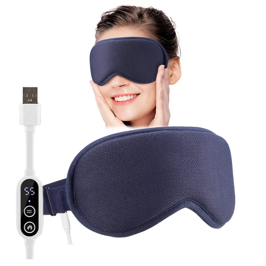 NeckFusion™ Heated Eye Massager – Hot Compress, Vibration & Steam Relief for Dry Eyes & Better Sleep