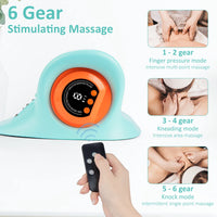 NeckFusion™ Cervical Neck Traction & Massage Pillow – Vibration, Kneading & Ergonomic Support