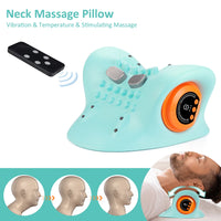 NeckFusion™ Cervical Neck Traction & Massage Pillow – Vibration, Kneading & Ergonomic Support