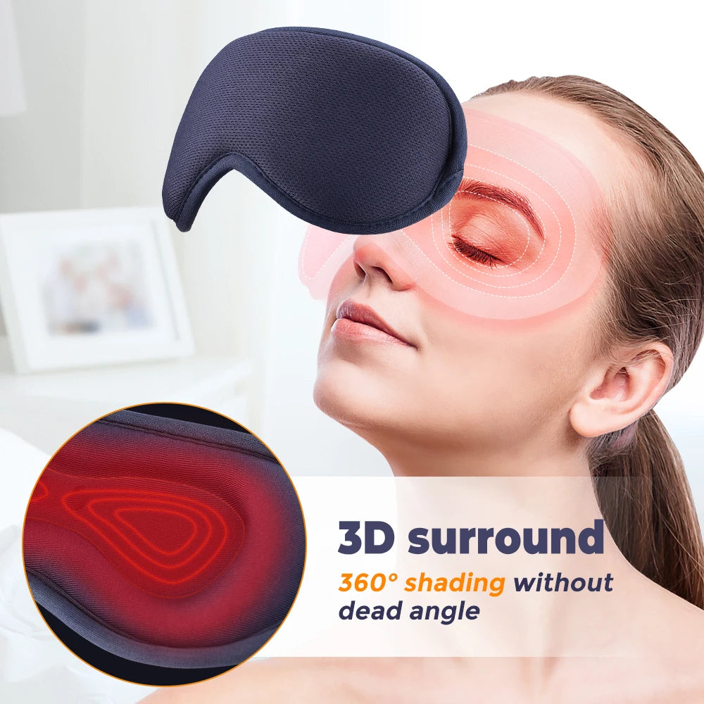 NeckFusion™ Heated Eye Massager – Hot Compress, Vibration & Steam Relief for Dry Eyes & Better Sleep