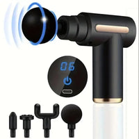NeckFusion™ Deep Tissue Massage Gun – 99 Speed Levels, Quiet Motor, Full-Body Muscle Relief
