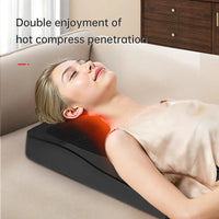 NeckFusion™ 3D Shiatsu Neck & Shoulder Massager Pillow – Heated Kneading Relief for Neck, Back & Stress